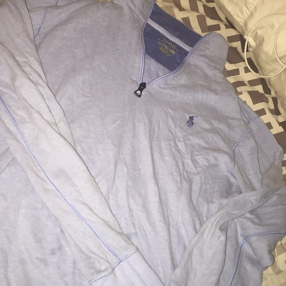 Light purple polo sweater 😍